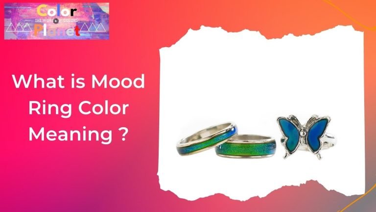 Decoding the Meanings of Mood Ring Colors