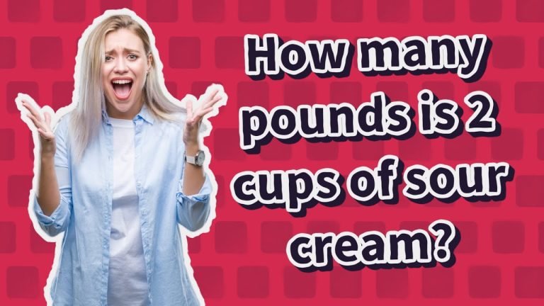 Converting Sour Cream: How Many Ounces in a Cup?